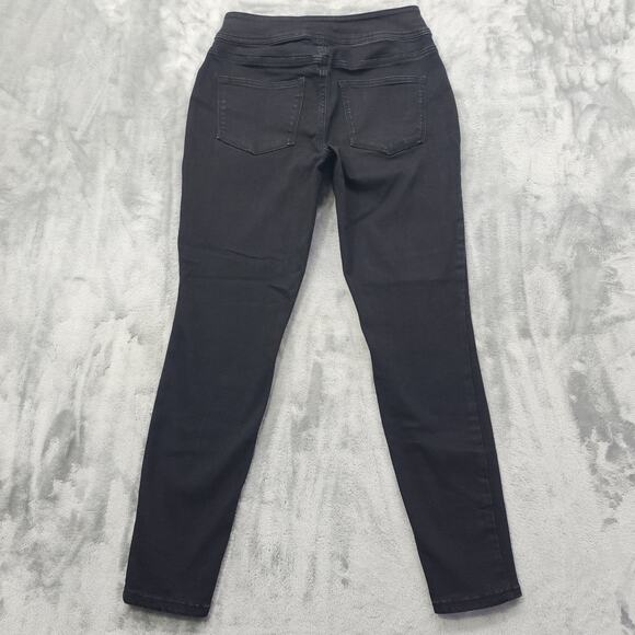 Maurices Jeans Womens M Black High Rise 3-Button Skinny Ankle Jegging Stretch - Picture 3 of 12